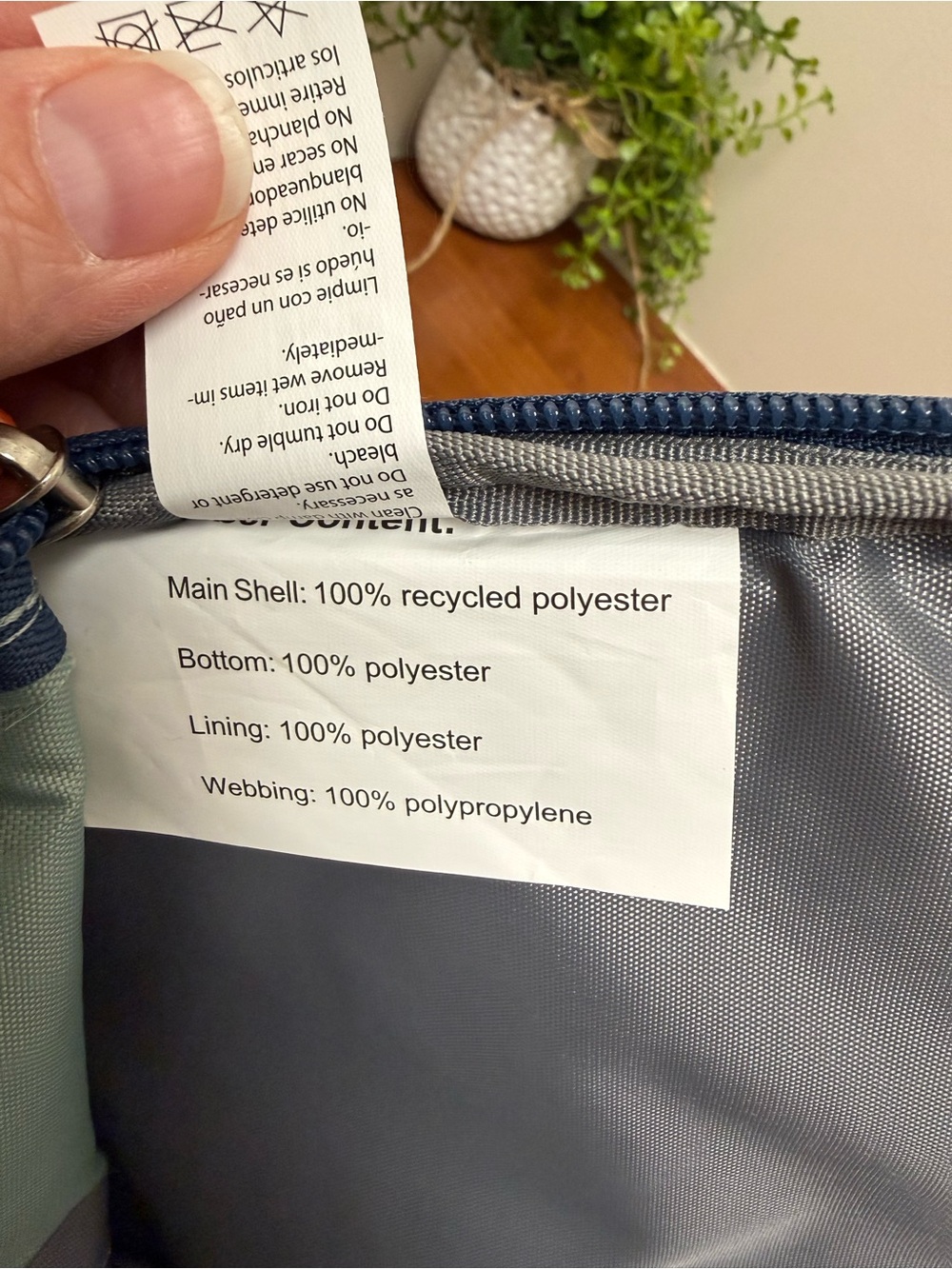 Ozark Trail 10 Liter Day Pack, Light Green, Embossed Fabric for Adults or Kids - Picture 6 of 6